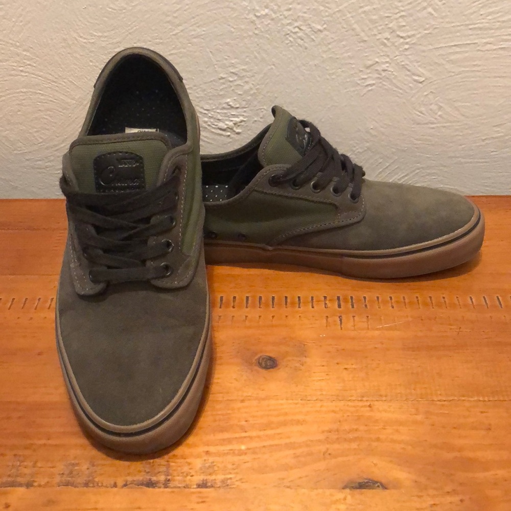 Vans Chima Ferguson Pro - Green suede/gum